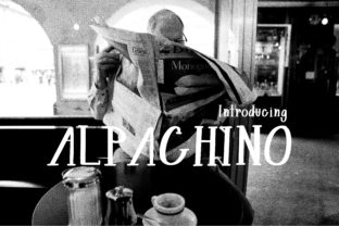 Alpachino: A Handwritten Font for Editorial Charm