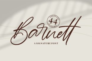 Barnett: Elevate Your Brand with This Elegant Handwritten Font