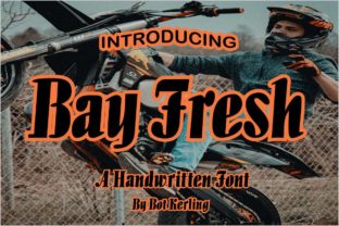 Bay Fresh Font: A Casual Script for Editorial Design