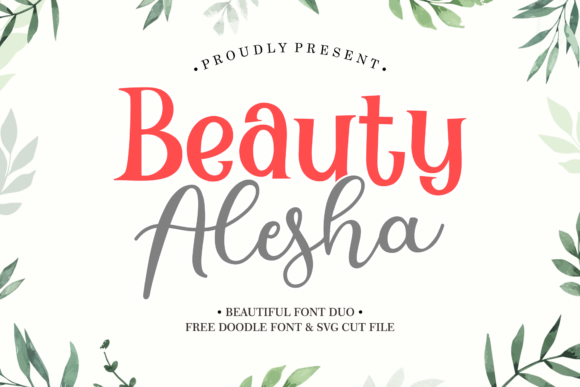 Beauty Alesha: A Handwritten Font for Elegant Branding