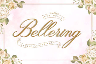 Bellering: A Script Font for Elegant Editorial Design