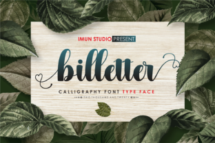 Billetter Font: Elevating Campaign Visuals with Handwritten Charm