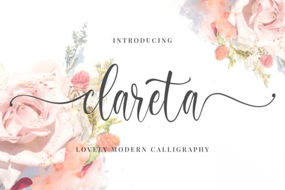 Clareta: A Lovely Calligraphy Font for Web Design