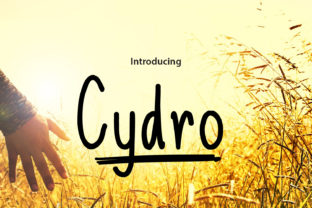 Cydro Font: A Cute Handwritten Typeface for Crafters
