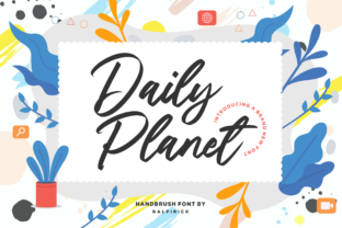 Daily Planet Font: Authentic Handwritten Charm for Makers