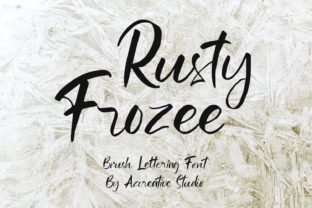 Discover Rusty Frozee: A Handwritten Font for Elegant Web Design