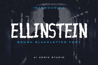 Ellinstein Font: Bold Handwritten Type for Digital Campaigns