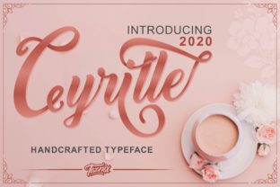 Enhancing Your Brand with Cyrille: A Stylish Handwritten Font