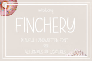 Finchery Font: A Handwritten Typeface for Editorial Design