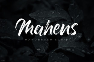 Introducing Mahens: A Modern Script Font for Editorial Design