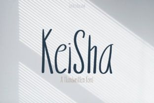 Keisha Font: A Quirky Handwritten Typeface for Makers