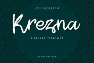 Krezna Font Review: Authentic Handwritten Charm for Branding