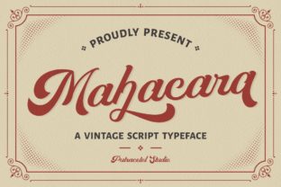 Mahacara Font: A Vintage Script for Web Design