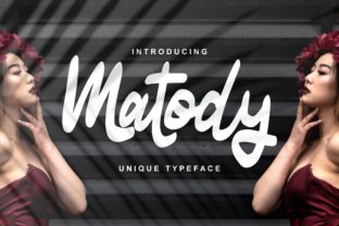 Matody Font: A Handwritten Typeface for Brand Identity
