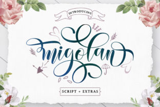Migolan Font: A Sweet Script for Handmade Products