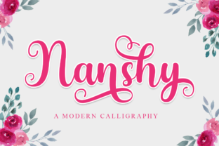 Nanshy Font: Authentic Calligraphy for Handmade Products