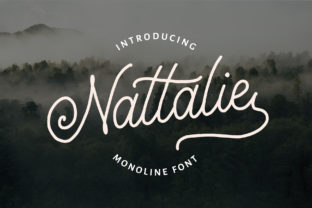 Nattalie Font: A Soft Handwritten Typeface for Makers