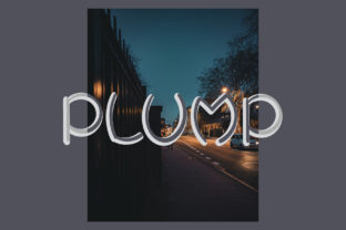 Plump Font: A Friendly Handwritten Typeface for Makers