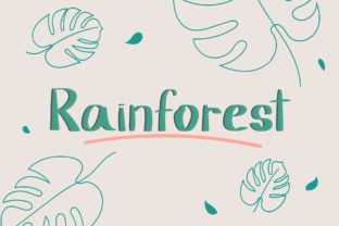 Rainforest: A Charming Handwritten Font for Crafters