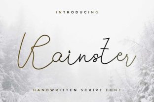 Rainster Font: Elevating Brand Identity with Elegant Script