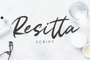 Resitta Font: Authentic Script for Campaign Visuals