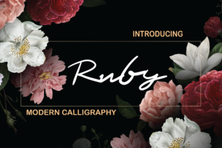 Ruby Font: A Handwritten Typeface for Editorial Design