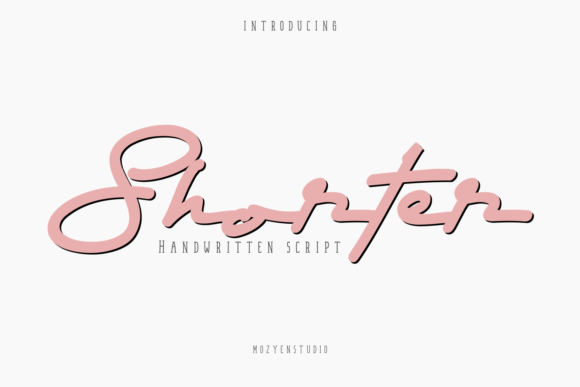 Shorter Font Review: Practical Script for Modern Branding
