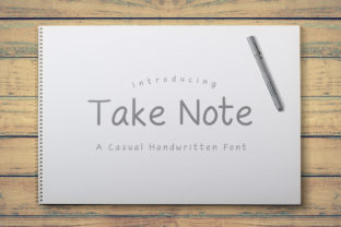 Take Note Font: Friendly Handwritten Type for Editorial Design