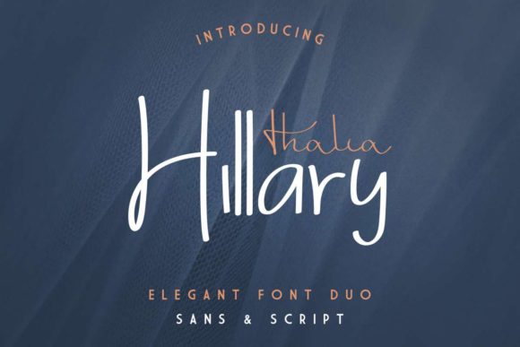 Thalia Hillary: A Modern Script Font for Engaging Brand Content