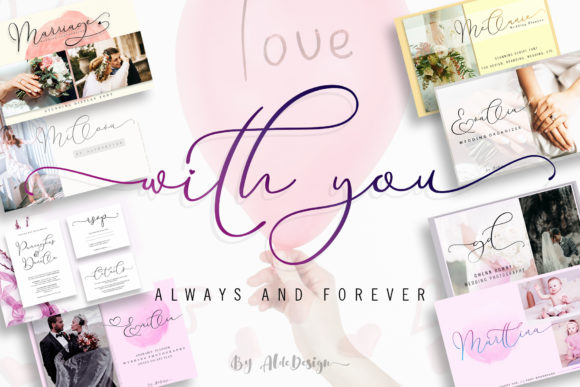 With You Font: Elevating Campaign Visuals with Handwritten Charm