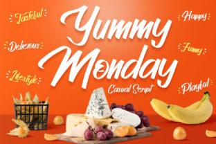 Yummy Monday Font: A Sweet Script for Editorial Design