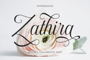 Zathira Font: Elegant Script for Editorial Design