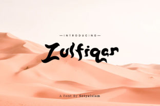 Zulfiqar Font: Bold Handwritten Style for Campaigns
